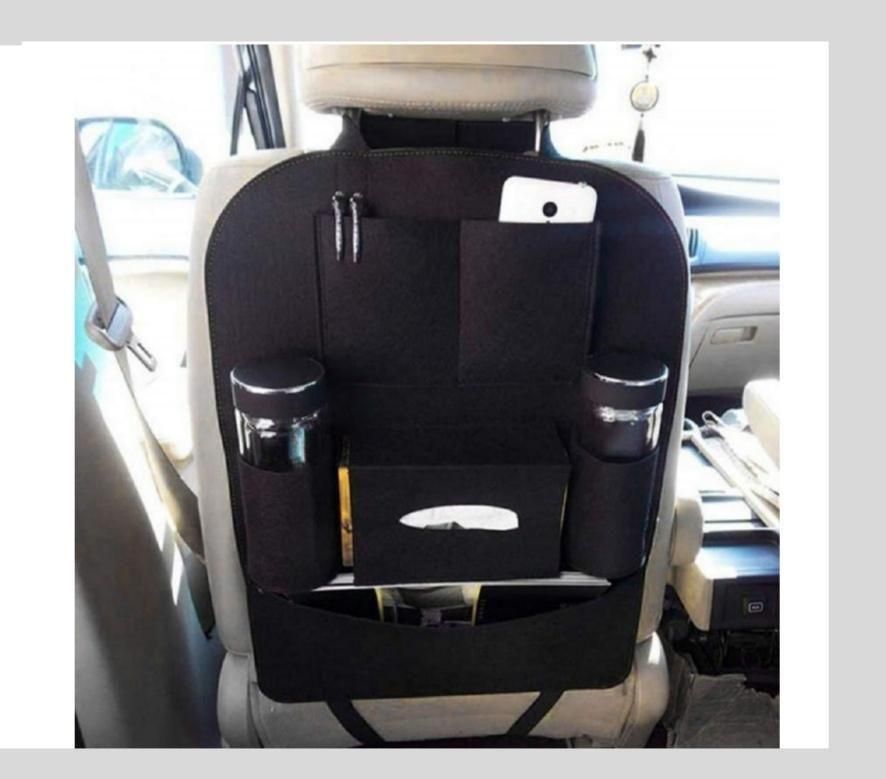 Compatible Multi-Pocket Seat Back Storage Bag Organizer Holders (Pack of 2) - Freehome