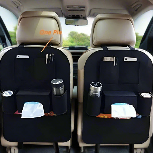 Compatible Multi-Pocket Seat Back Storage Bag Organizer Holders (Pack of 2) - Freehome