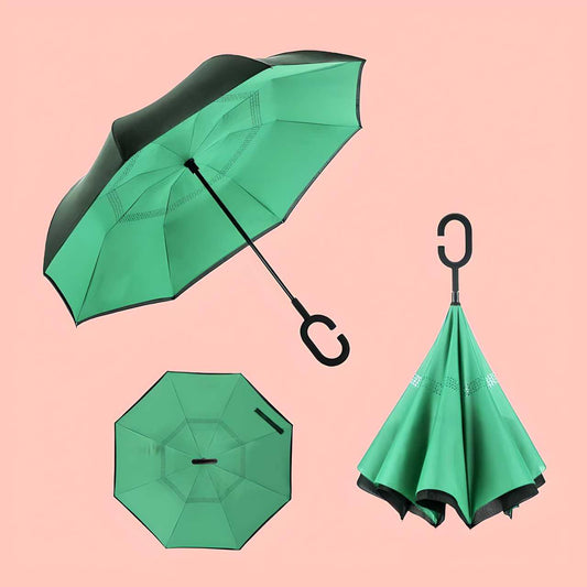 Double Layer Inverted Reversible Umbrella (Multicolor) - Freehome