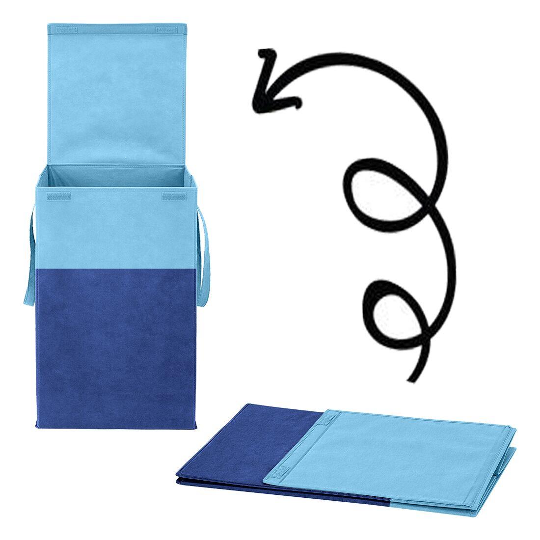 Laundry Bag - Foldable Laundry Basket With Lid & Handle - Freehome