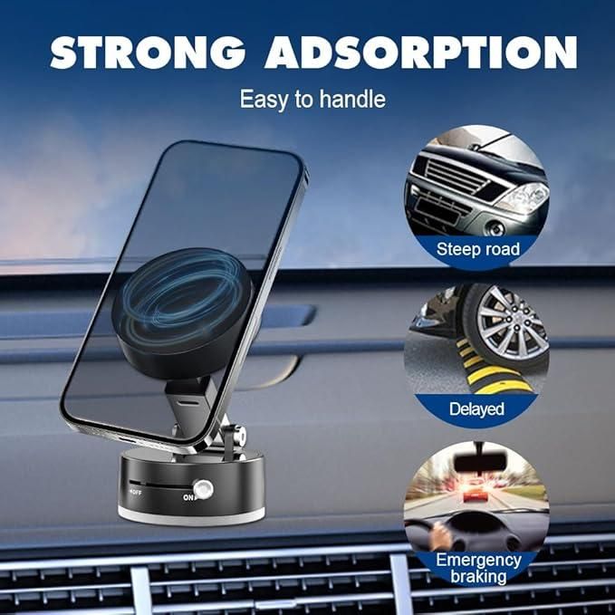 Vacuum Magnetic Suction Phone Holder - Freehome